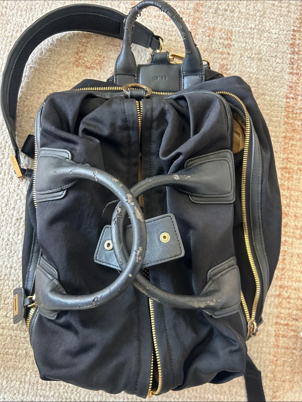 Caraa Black Backpak